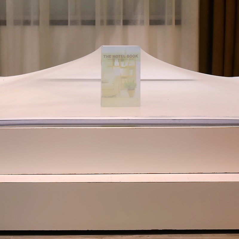 2024新款家用蚊帐坐床T型三开门大空间帐1.5x1.9米床帐子防蚊防摔