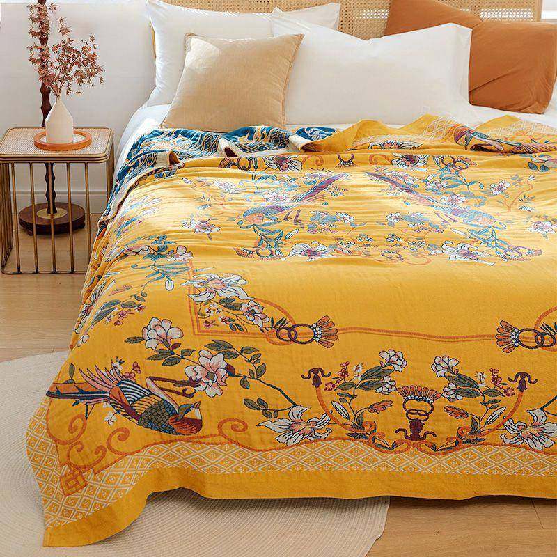 四层纱布毛巾被纯棉成人毯子被子夏季薄款办公室午休盖毯棉纱春夏,3C数码配件,其它配件,淘宝优惠券,粉丝福利购,淘宝优惠卷