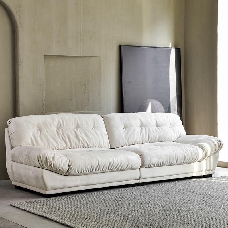 意式极简磨砂科技布羽绒沙发baxter云朵沙发小户型客厅布艺沙发
