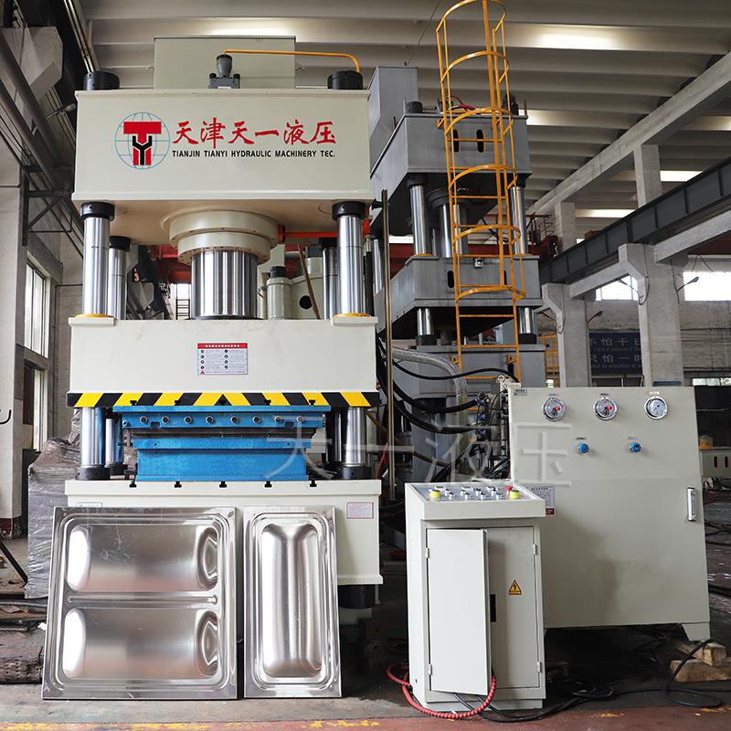 500吨不锈钢水箱板拉伸成型液压机金属拉伸压型油压机500T压床