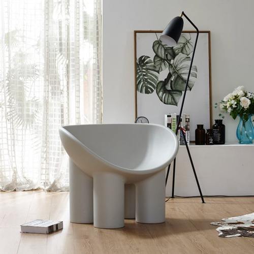 【星友家居馆】 休闲椅子北欧风格客厅户外粗腿大象凳椅可盘腿坐