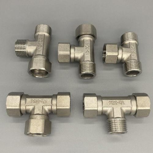 304不锈钢三通活动/不锈钢外丝三通/内内外 外内内三通/4分6分1寸