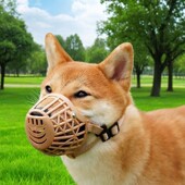 狗狗嘴套防咬乱吃狗嘴套笼狗罩宠物防叫防咬透气可喝水安全口罩