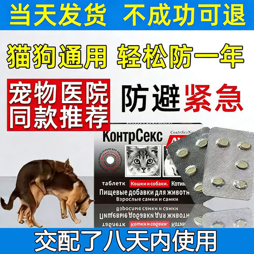 宠物猫狗长效禁情片抑制发情片