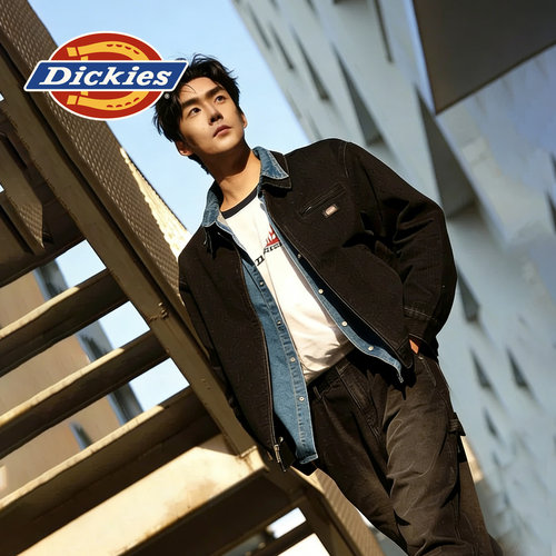 Dickies重磅牛仔底特律IKE夹克