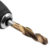 M35镀钴高速钢复合丝锥 多用途六角柄机用攻倒角一体不锈钢丝锥