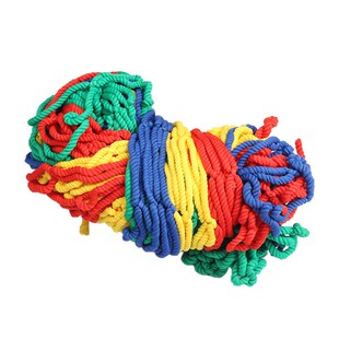 彩色防护网安全网儿童幼儿园楼梯防坠网户外阳台护栏围网尼龙网绳