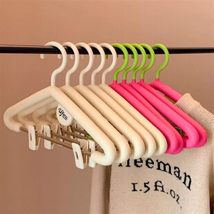 衣架带夹子加粗加大衣撑子2025新款防肩角家用挂衣衣裤架一体