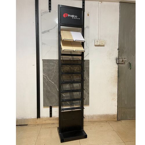 石英石展示架 石材样品大理石人造石 瓷砖样块展架 落地小样品架