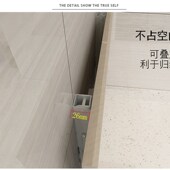 墙上置物架折叠隔板搁板书架三角支撑托架活动收缩比利时承重白色