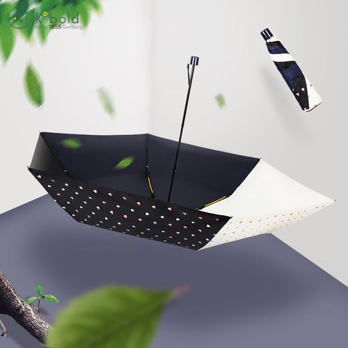 新品酷波德女撞色晴雨伞太阳伞超轻便携防晒防紫外线遮阳伞