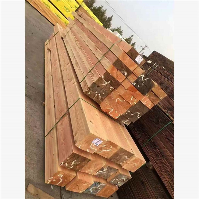建筑木方木条花旗松方木防腐木实木板材红松木料木梁木.板方柱枕