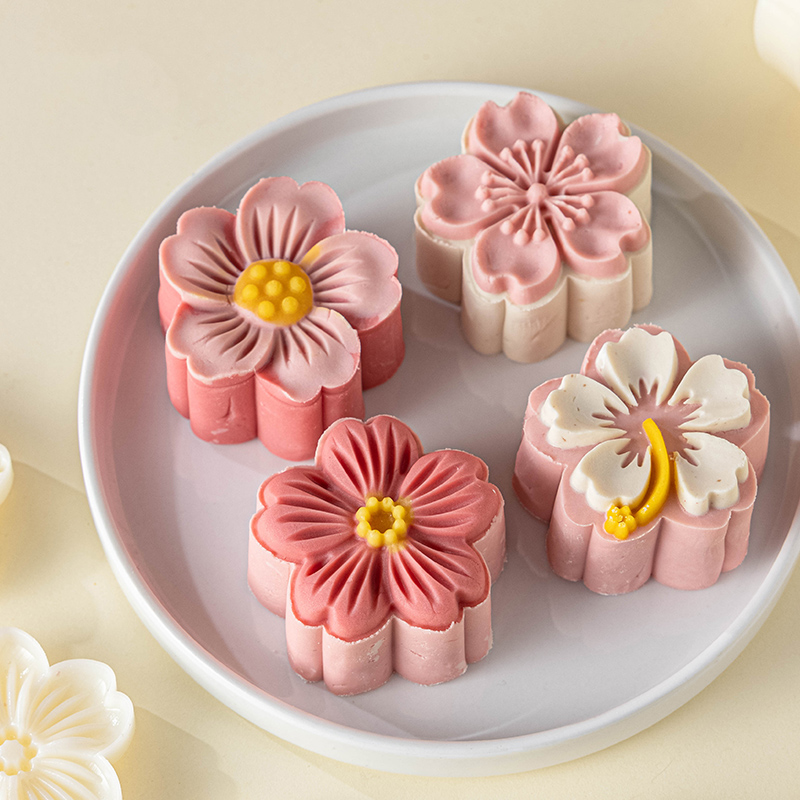 月饼模具手压h式家用2022新款迷你做月饼的模具冰皮绿豆糕印具