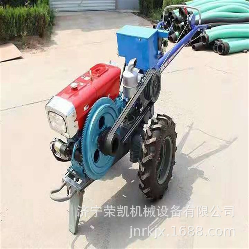 旋耕12马力手扶起垄机 柴油手扶1D5马力拖拉机 耙地犁地播种锄草