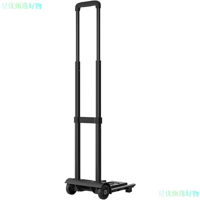 取快递小拉车折叠家用便携拉货搬运拖车购物买菜手推车行李拉杆车