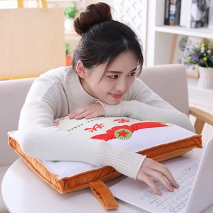 创意奖状抱枕送爸爸妈妈礼物毛绒靠垫枕午休枕父亲母亲节礼品定制