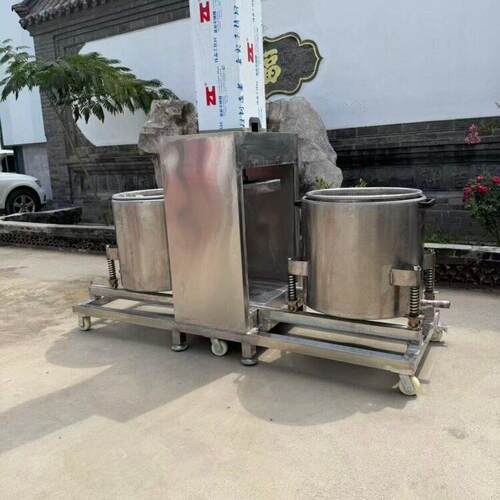 果酒酿酒压榨机不锈钢液压式物料脱水机大功率蓝莓桑葚人参挤压机