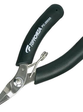 拓伏锐PC-2003S 不锈钢无牙尖嘴钳迷你小尖咀钳电子钳珠宝钳100mm