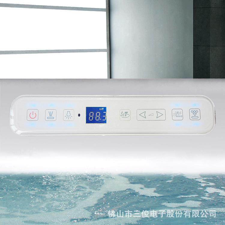 厂家直供卫生间亚克力浴缸按摩控制器 智能按键触屏收音控制器