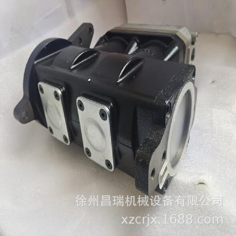 徐州上柴发动机S00034672+03双缸空压机泵上汽红岩杰狮卡车配件