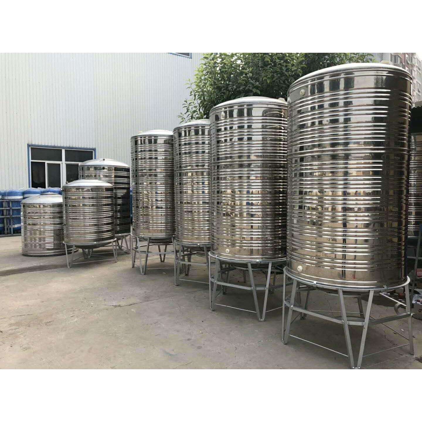 304不锈钢水箱 水塔 家用加厚水箱储水桶太阳能楼顶蓄水罐