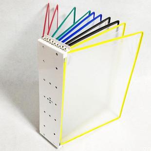 10页展示架壁挂式资料架标准作业指导书展示架操作指导书文件夹A4