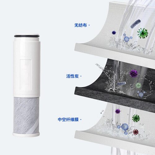 跨境日本水龙头净水器滤芯TH658-1S中空丝膜活性炭龙头替换滤芯