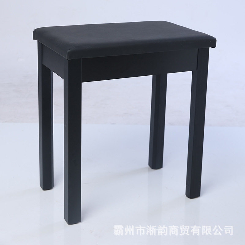双人直腿木质电子琴古筝吉他通用乐器配件 钢琴凳