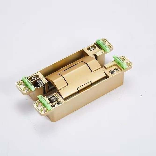 隐藏式自动关门专用木门家装铰链智能90度可停隐形液压五金合页