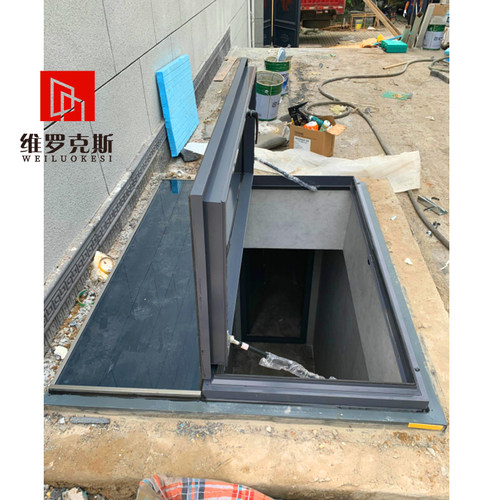 铝合金别斜天井天窗阳光房天井平移天窗手动电动墅屋顶防水天窗