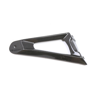 适用摩托车配件2019+ bmw S1000RR 改装碳纤维排气管连接架3K干碳