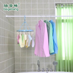 2XPJ浴帘杆免打孔伸缩杆晾衣杆浴室撑杆简易窗帘杆免安装 直杆