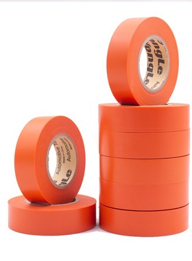永乐PVC汽车线束胶带橘红胶带新能源线束胶带橙色胶带电工胶布电