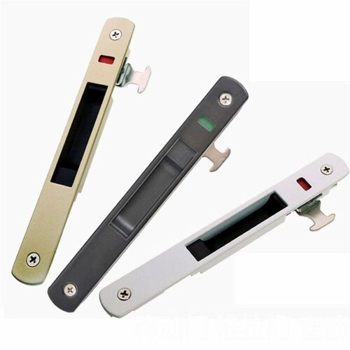 不锈钢单面双面90推拉移门窗钩锁塑钢门窗一字锁勾锁窗锁铝合金