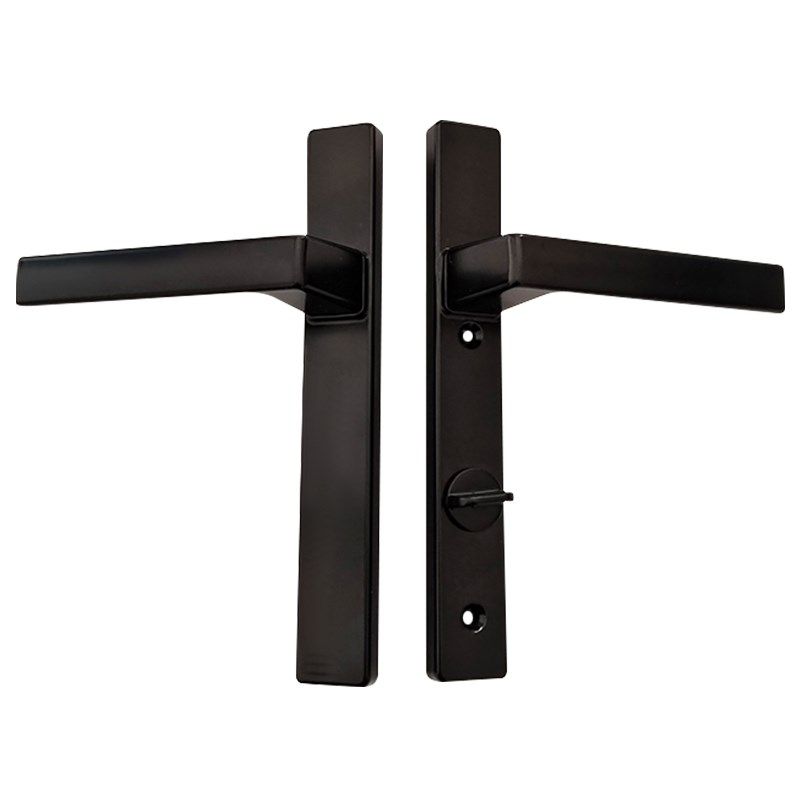 8535加长通道整套锁 阳台门带保险执手 8530加长锁体铝合金执手