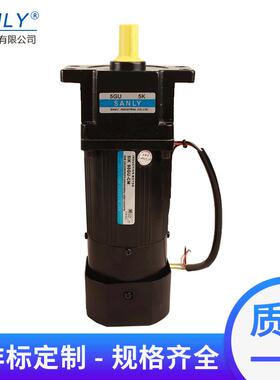 SANLY永力5IK60RGN-CM电磁刹车减速马达60W交流微型调速减速电机