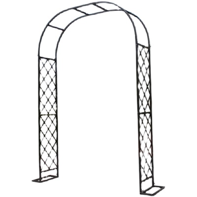 新款铁艺加粗加厚网格爬藤架拱门篱笆款花架月季铁线莲植物爬藤