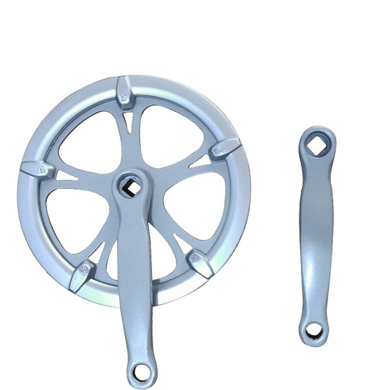 代驾车折叠车电动车46T齿盘单速牙盘齿盘自行车链轮152mm曲柄配件