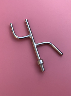 加厚黑色蓝色铝i合金伸缩杆两用挑线钩 自由定位杆 无尖勾物取物