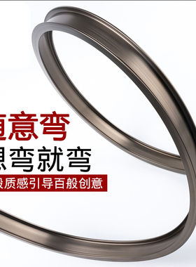 U型L型窗帘轨道铝合金静音加厚窗帘弯轨滑轨窗帘滑道窗帘杆配件