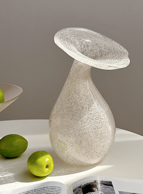 白色花朵透明玻璃花瓶法式浪漫风格郁金香插花水养花器小众复古