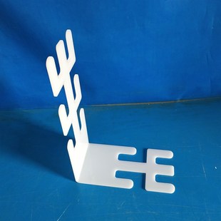 厂家直销不锈钢麻醉呼吸回路管架 亚克力透明 白色L型回路管支架