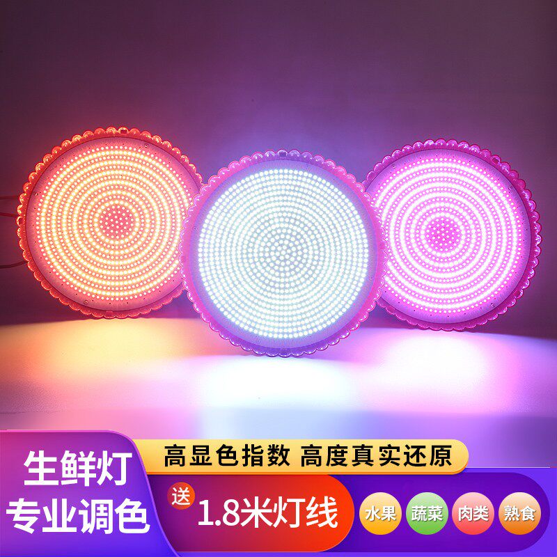 加大超亮led熟食店专用灯生鲜灯猪肉灯冷鲜肉冰冻货海鲜水果吊灯