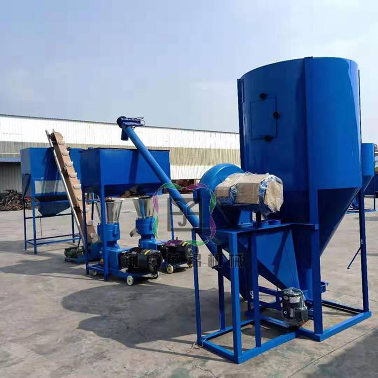 操作简单 家禽饲料颗粒机生产线 300型水产颗粒饲料生产成套设备