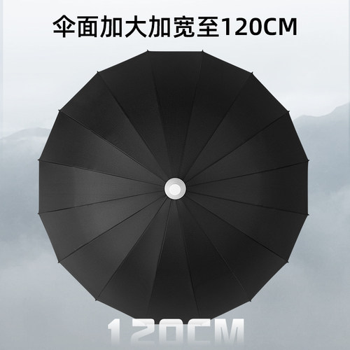 雨伞防水套男双人自动加固加厚结实抗风暴雨加大号直杆长柄伞