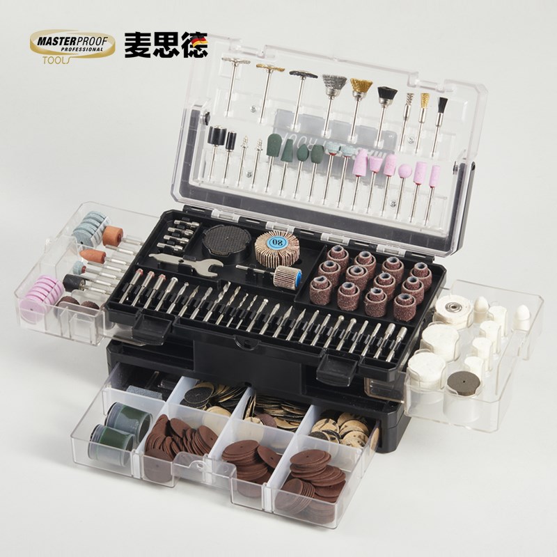 麦思德手持电磨机配件大全小型迷你打磨机附件磨头抛光切割片套装