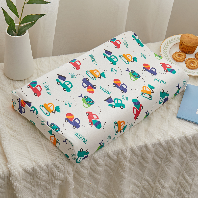 儿童枕头泰国乳胶枕护颈枕芯宝宝枕套幼儿园全棉小学生记忆枕