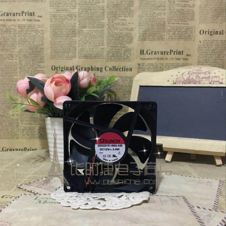 原装建准9厘米9225EE92251S1-000C-A9912V2.0W2线散热风扇,清洗/食品/商业设备,风口/风叶/风机配件,淘宝优惠券,粉丝福利购,淘宝优惠卷