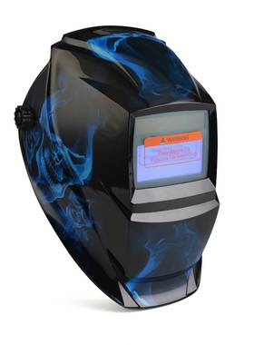 电焊帽防护焊接焊帽PLUM-433E可调节变光面罩自动变光电焊面罩