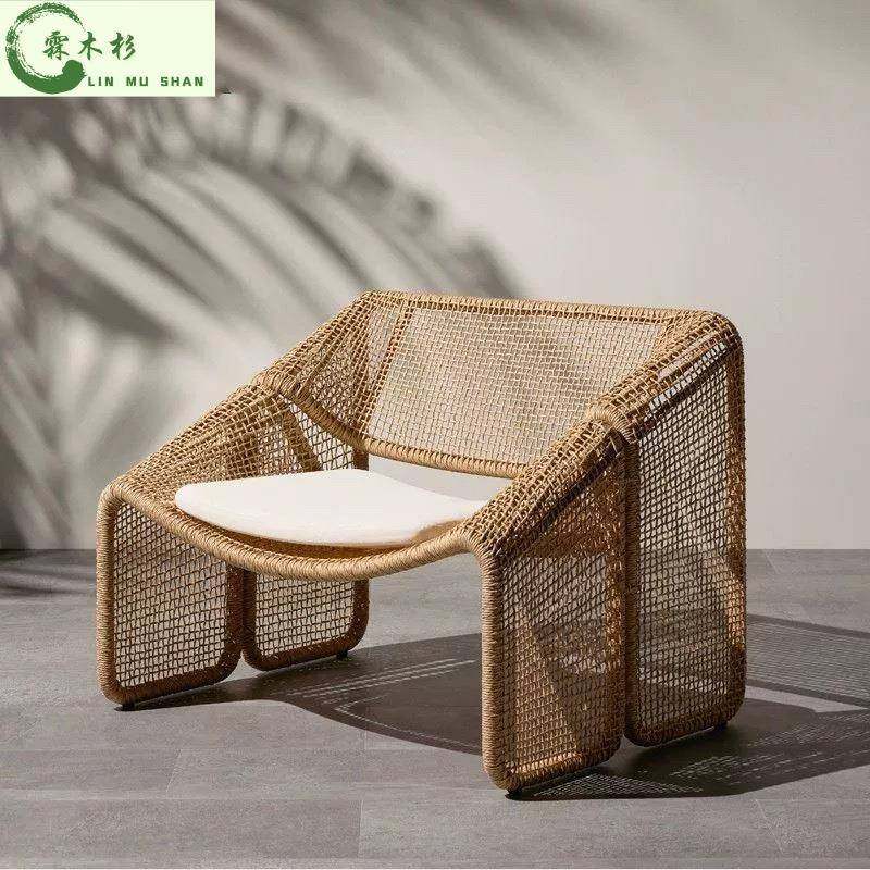 户外创意藤编沙发花园庭院阳台艺术单懒人露民宿椅三件套组合家具,自行车/骑行装备/零配件,更多零件/配件,淘宝优惠券,粉丝福利购,淘宝优惠卷